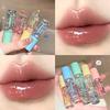Cappuvini Moisturizing Water Light Lip Gloss Shimmer Jelly Mirror Lip Glaze Clear Hydrating Plumping Lip Gloss Makeup