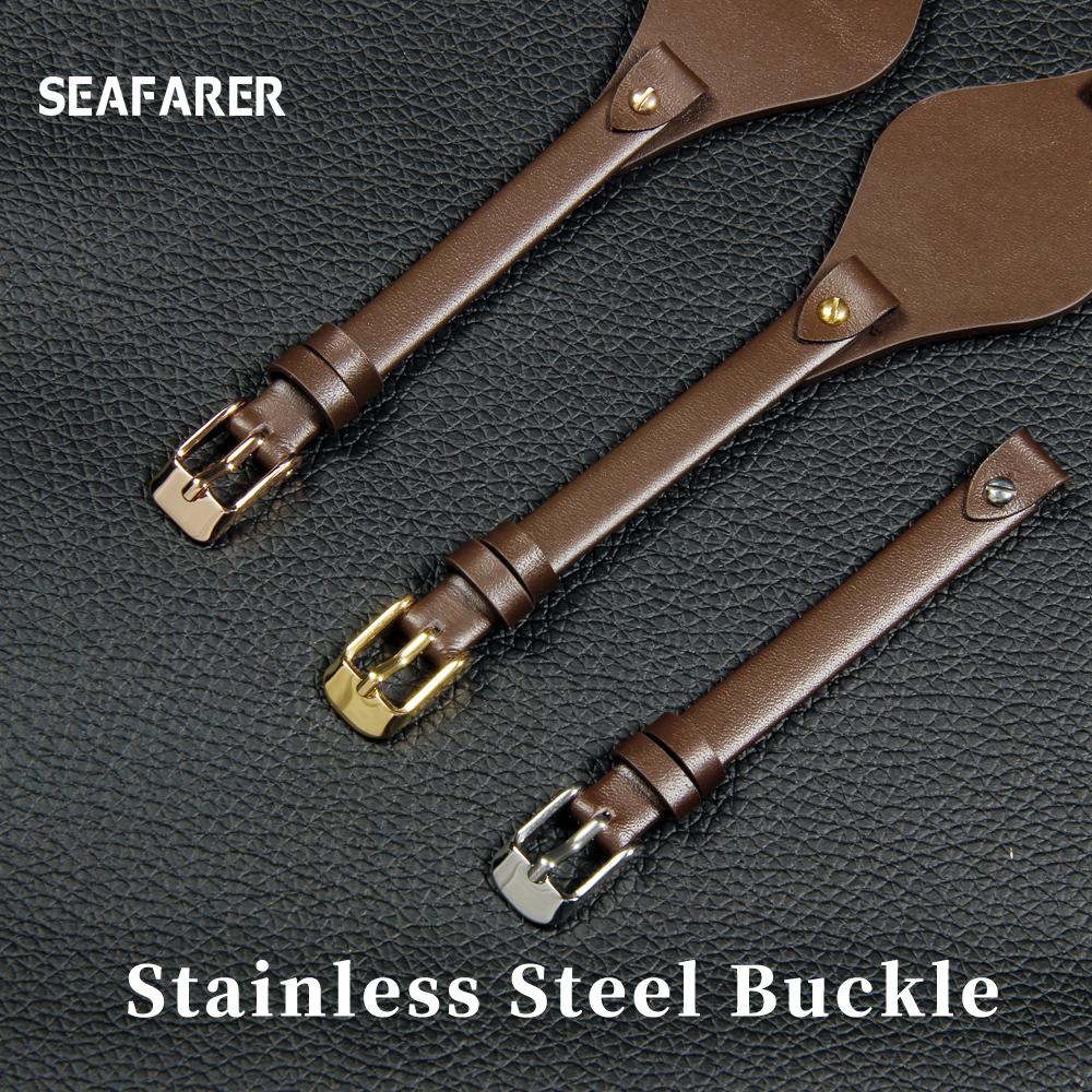 Genuine Leather Bracelet Strap Women Fashion Watchband 8mm Wristband for Fossil ES4340 4119 4000 3745 3861 4026 3862 Watch Band