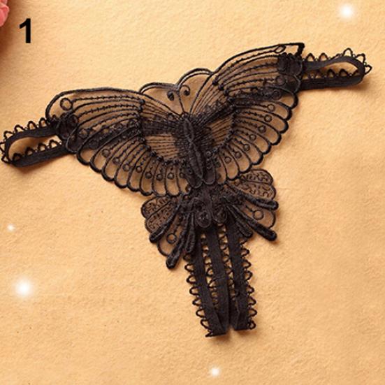 Dam Sexiga fjärilstrosor G-string V-string Trosor Trosor Underkläder Underkläder