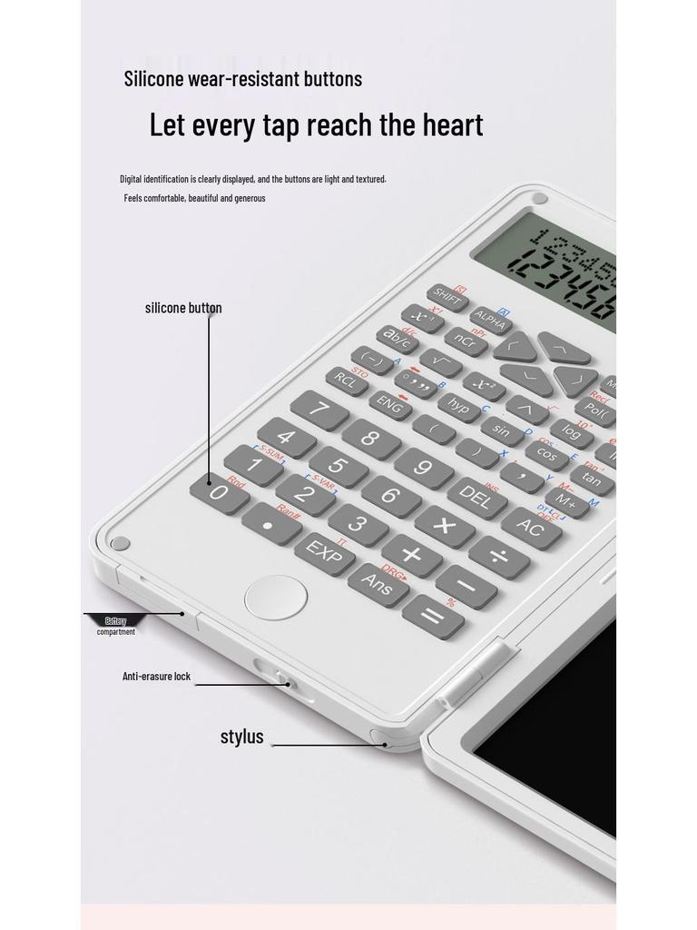 Mini LCD Writing Pad with Calculator - Creative Business Gift with Logo Printing
