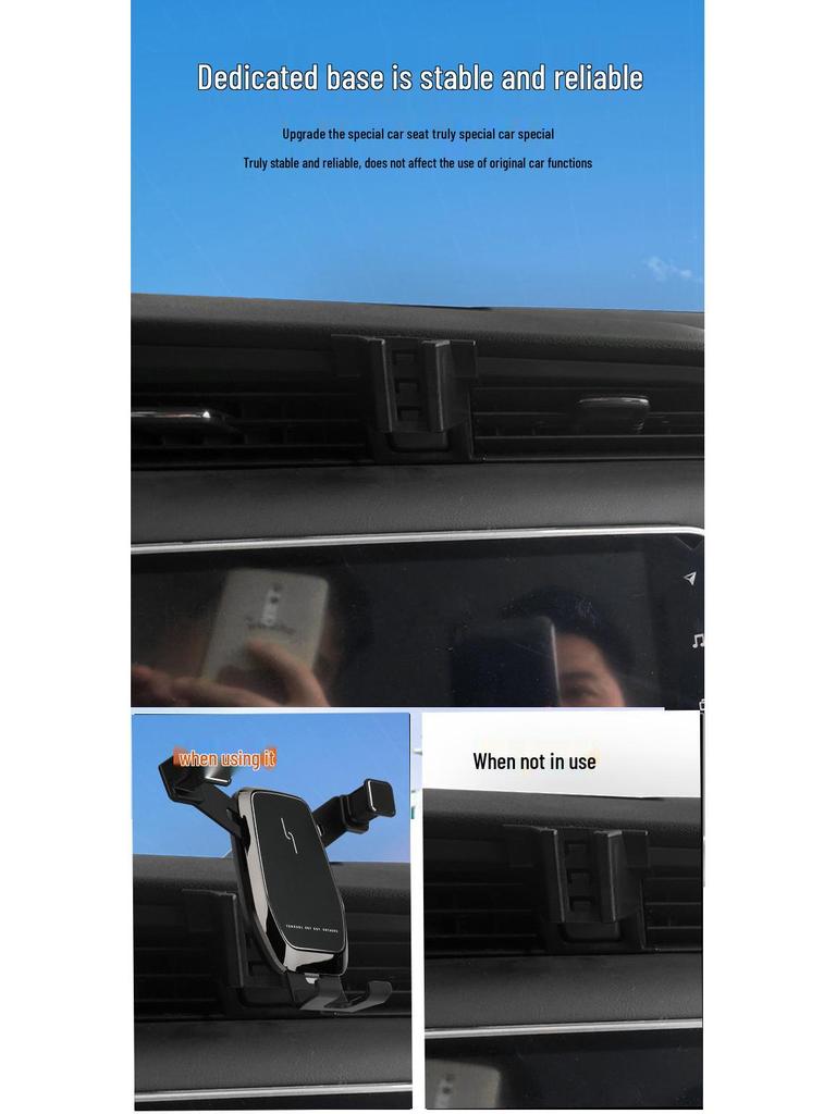 Phone Holder for Volkswagen Tiguan L, Tiguan X, Tuyue, Tayron, Tayron X