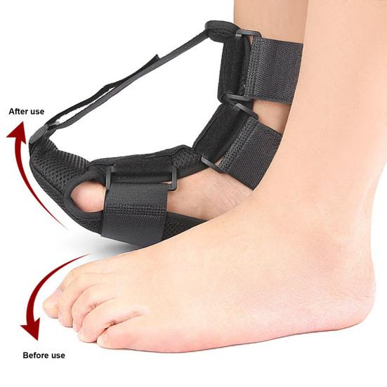 Attelle de nuit pour fasciite plantaire, rembourrage en éponge réglable, soutien de la voûte plantaire pour femmes et hommes, bottes extensibles, soulagement de la tendinite, attelle pour pied tombant pendant le sommeil