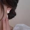 S925 Silver Flower Stud Earrings: 2023 Trendy High-End Minimalist Light Luxury Design for Women