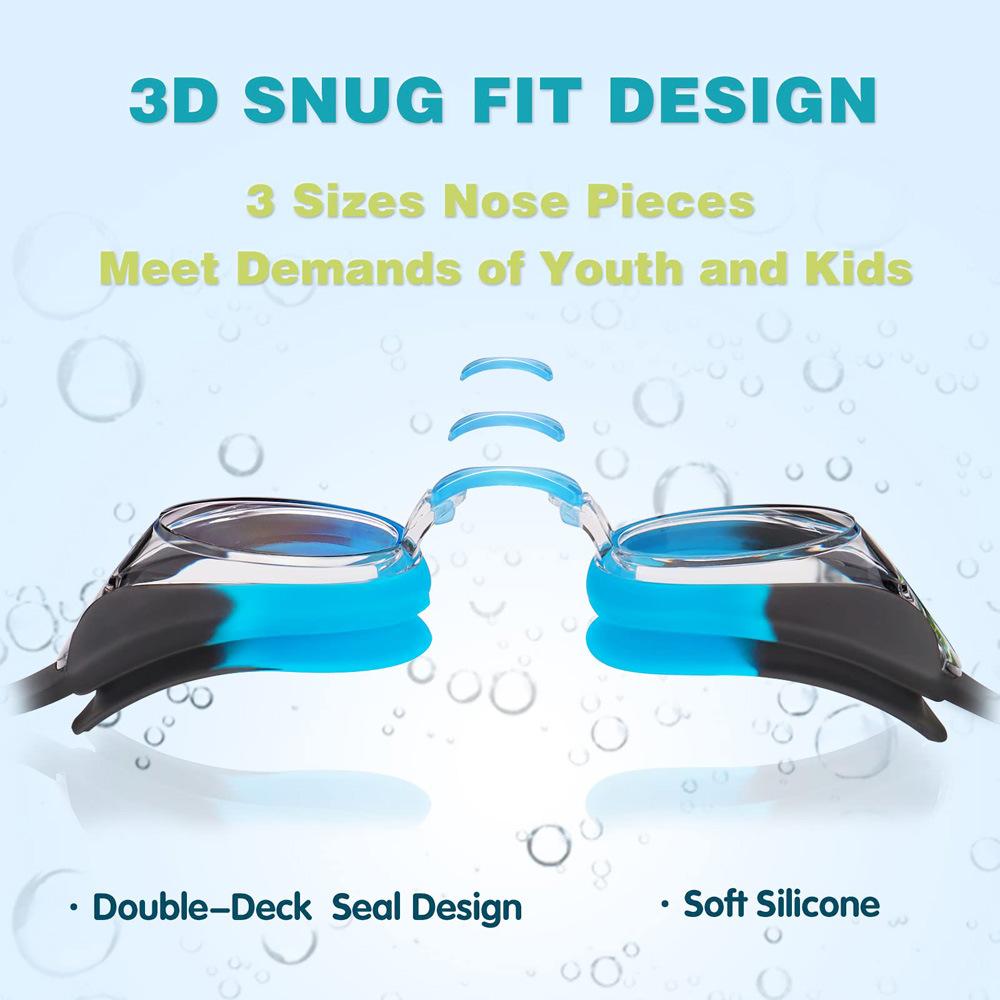 Children's Swimming Goggles High Definition Waterproof and Anti-fog Swimming Glasses