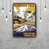 Lassen National Park Retro Vintage Tin Sign Poster Decorative Plaque Metal Plate Wall Decor