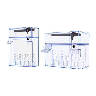 Large Capacity Aquarium Filter Box with Waste Isolation Easy Install for Turtle Tank Living Room and Shop