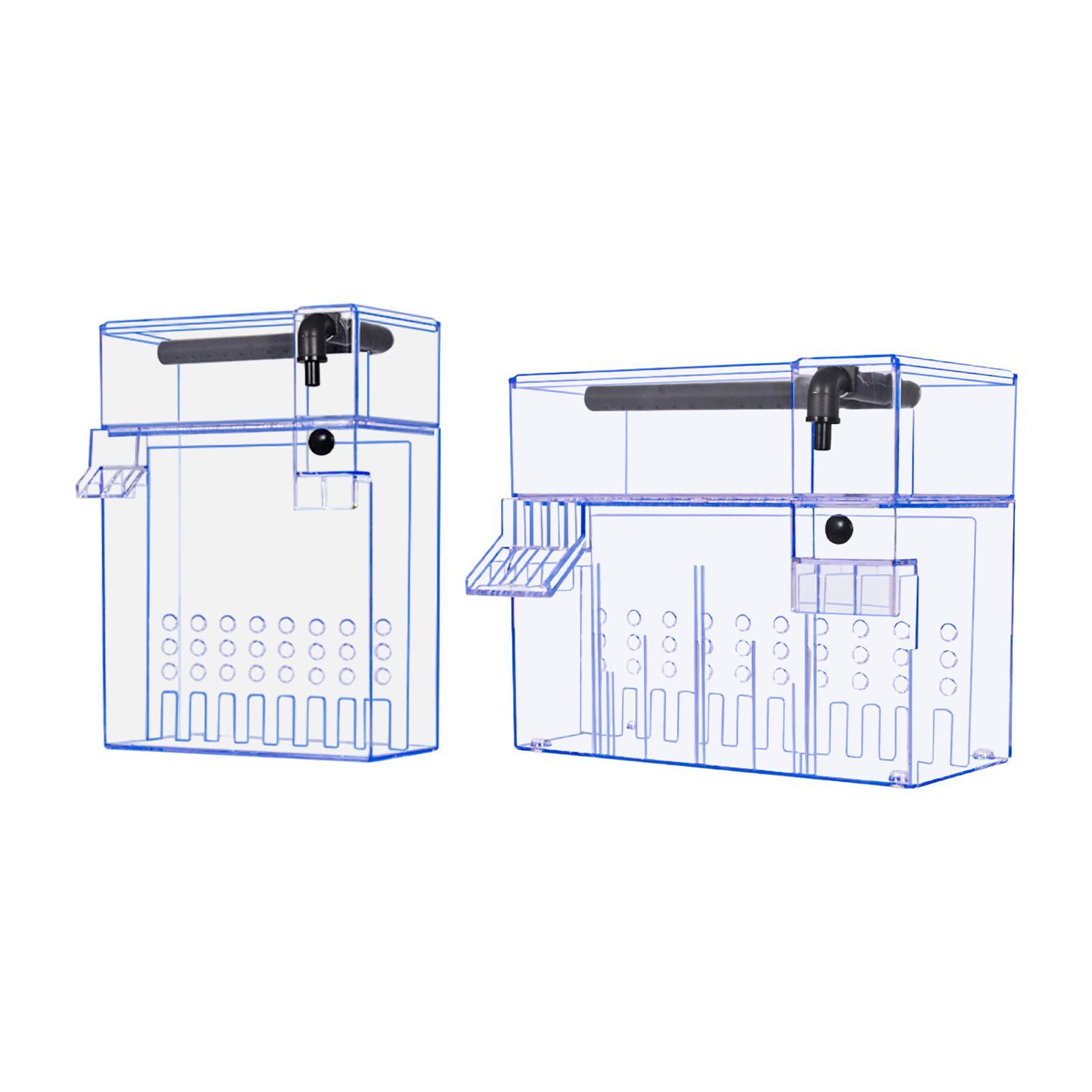 

Большой корпус фильтра для аквариума, водопад, капельный перелив, двухслойная фильтрация для аквариума с черепахами, аквариума, бытовой 18cmx9cmx28cm