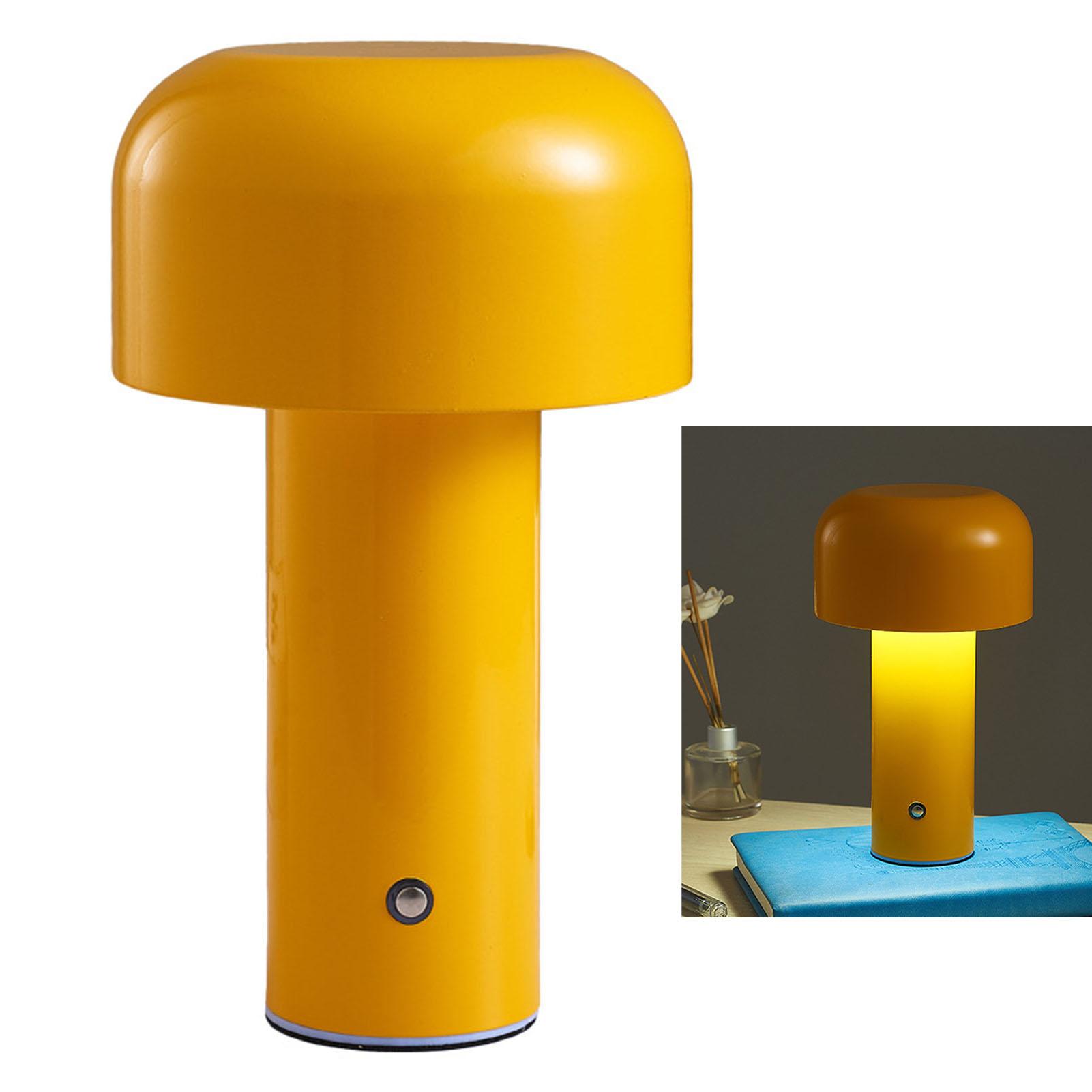 

Mushroom Table Lamp Three Colors LED Light Beads Stepless Dimming Mushroom Lamp Night Light for Bedroom Bedside