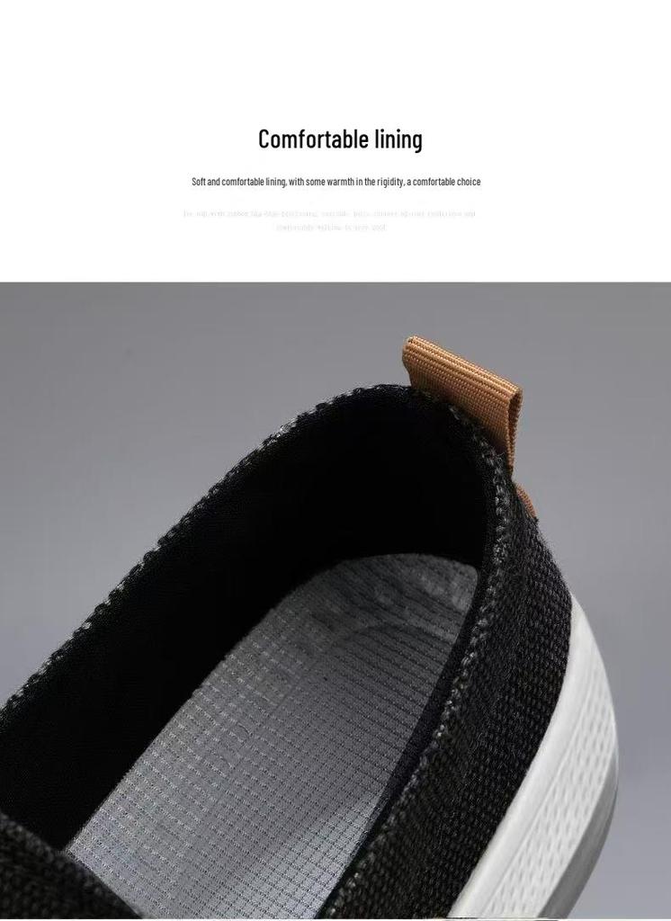 Men's Slip-On Canvas Shoes: Breathable Summer Casual Footwear