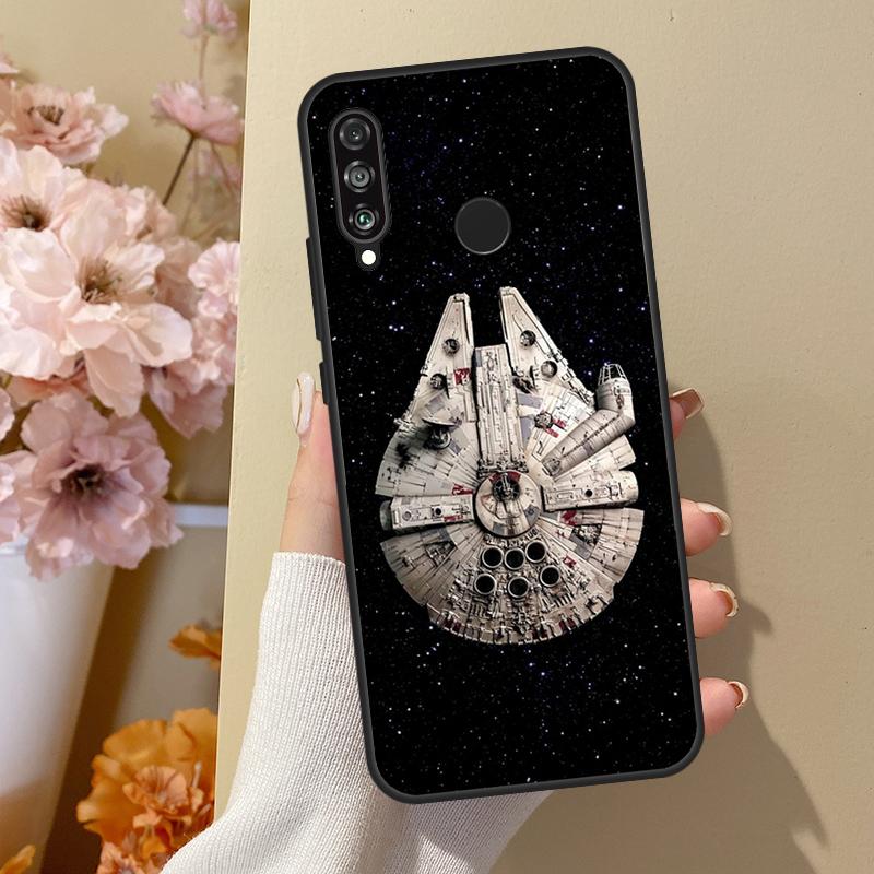 Space Ship Art For Huawei Nova 12i 8i 11i 12s 9 10 SE Y60 Y70 Y90 Y72 Y73 Y61 Y91 P60 Pro P30 P40 Lite Case