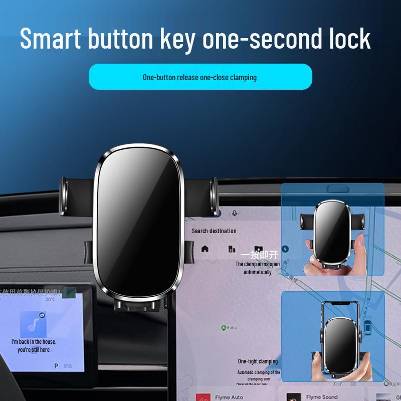 Phone holder/navigation bracket for 2025 Geely Xingyao 8, Boyue L, Galaxy A7 models, screen-compatible.