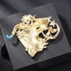 Fashionable Enamel Castle Star Moon Pegasus Magician High-end Women's Accessories Brooch