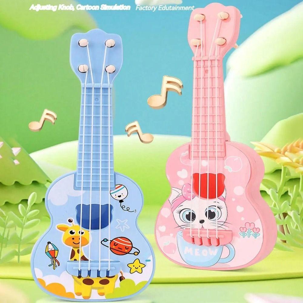 

Мультяшні дитячі укулеле для початківців Музичні іграшки Високоякісні музичні інструменти 21cm Giraffe