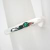 [Brukt] TIFFANY 925 smaragd stablebåndring / størrelse 10 / j12-12