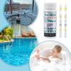 Water Test 100pcs Pool Test Strips Accurate Aquarium Testing Kit Long Lasting Multifunctional Quick Results Testing Paper Set
