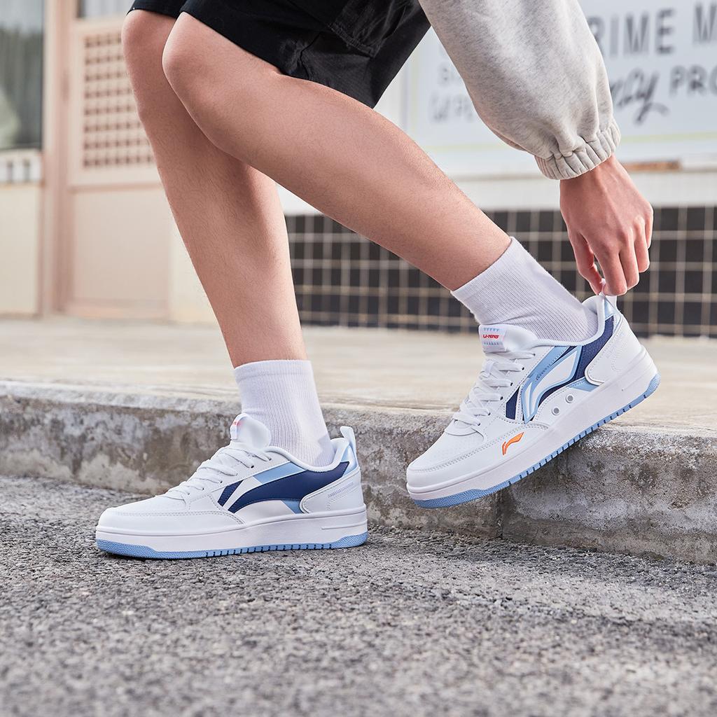 Li Ning Sea And Sichuan Slip Resistant Cushioning Abrasion Resistant Lightweight Low top Skateboard Shoes Men's AGCT377-2