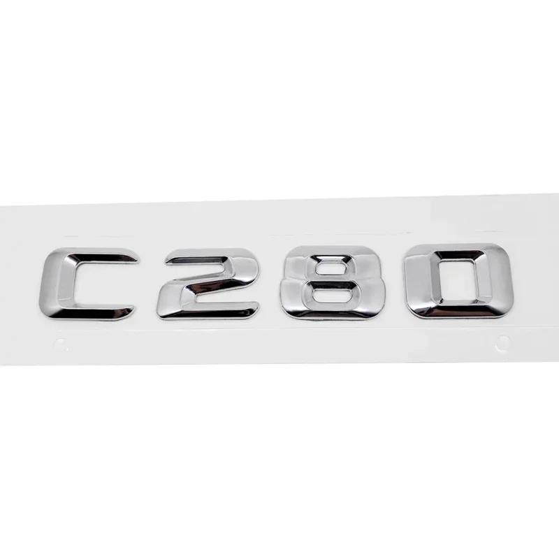 3D Body Letter Stickers Rear Badge for Mercedes Benz C240 C250 C260 C280 C300 C320 C350 C400 C500 C Class Exterior Accessories