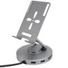 10 in 1 USB C HUB Stand Rotatable Type C Tablet Stand with 4k HD Multimedia Interface USB C 2.0 3.0