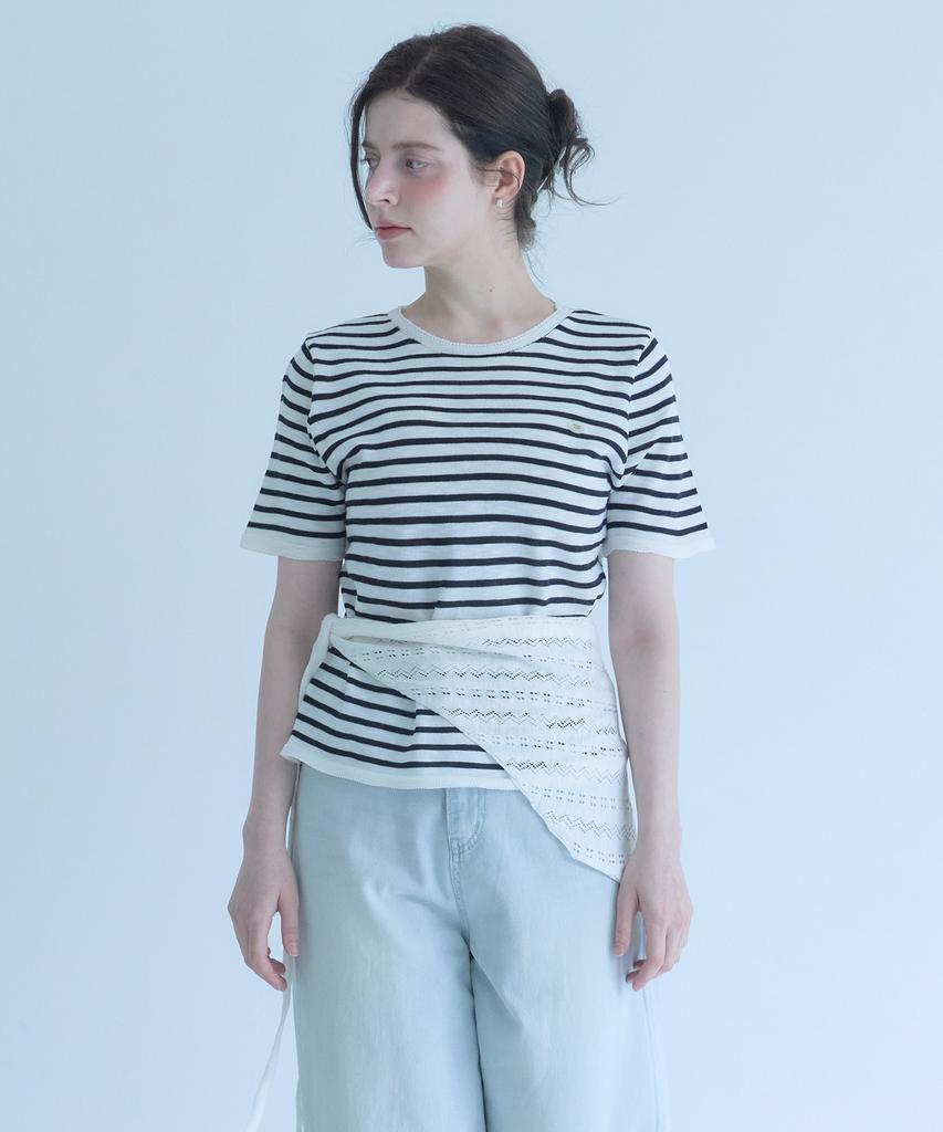 Mejongleuhaleu That'S Striped Knit (Courtyard Set) 2 Colors