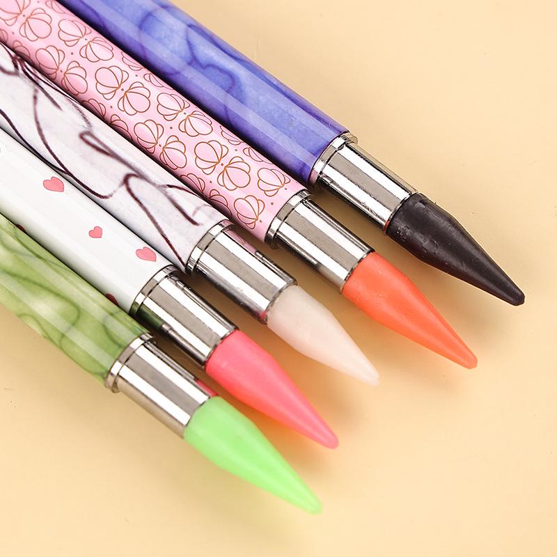 Dual-Ended Rhinestone Wax Pencil for Nail Art