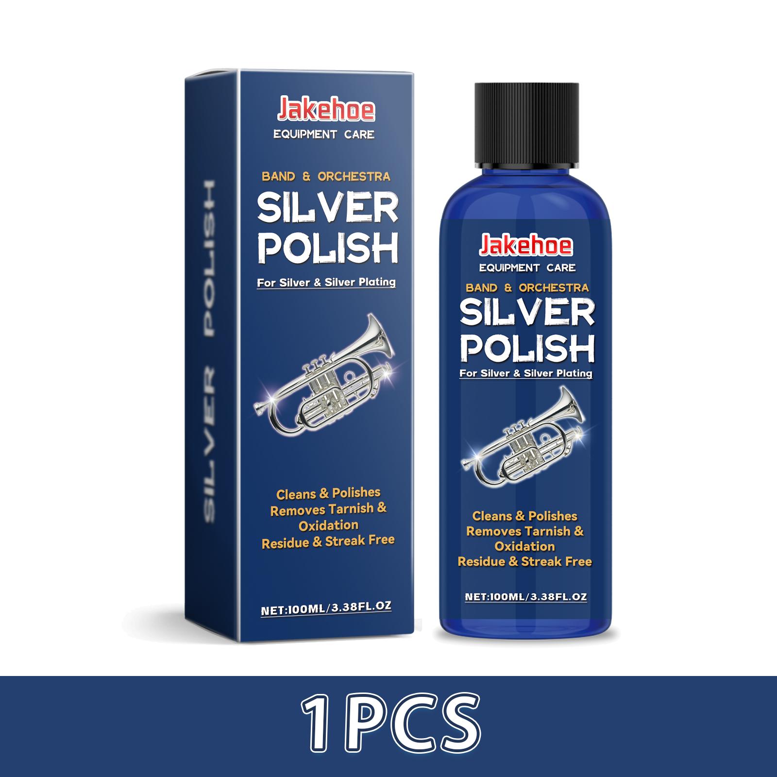 

Silver Polish Suitable For Cleaning Maintaining Polishing And Refurbishing Silver Jewelry And Silver Plated Musical Instruments 1PCS