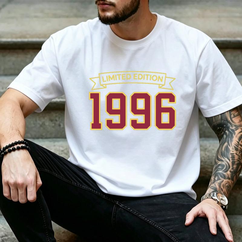 Limited Edition 1996 Banner Outline Font Graphic T Shirt Unisex Unisex Unisex 28th Birthday Vintage Casual Gift Tee