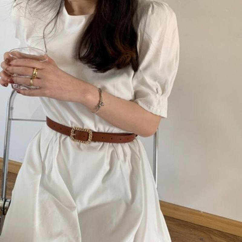 

Женский модный пояс-кушак из искусственной кожи с цепочкой и прямоугольной пряжкой для платьев и жакетов коричневый