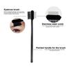 Double-head Eyebrow Brush with Steel Needle Comb Multi-purpose 2-In-1 Brow Styling Brush Portable Travel Women Makeup Grooming Tools