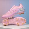 Youth Soccer Cleats Grass Fields Kids Training Shoes With Rubber Outsole TPU Studs