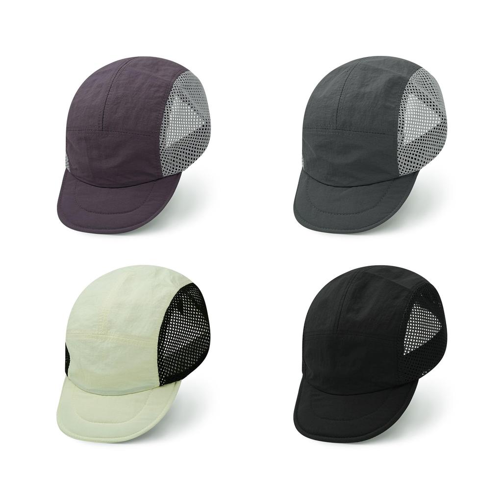 Clape Adjustable Short Brim Mesh Cap for Summer Running Outdoor Fashionable Men's Cycling, Lightweight, Breathable, Water-Repellent, Quick-Drying,