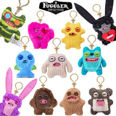 Brelocuri Originale de Pluș Fuggler Monstru Comic Urat Lord Urechi Lungi Căpitan Cardiac Pandantiv Colectibil pentru Rucsac