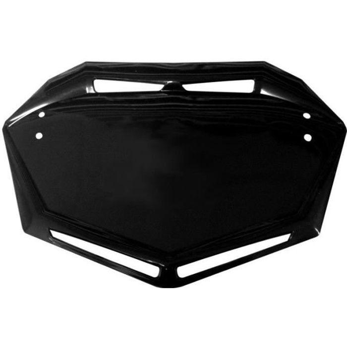 Plaque support vélo BMX - AERO DESIGN - Plastique - Noir - 260x180 mm - Mixte