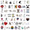 55 Sports Cartoon Sword Stickers: Planner, Stationery, Water Bottle, Computer Decoration, Waterproof