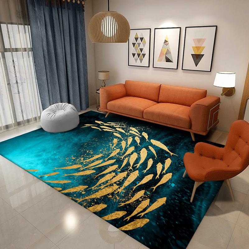 

Ковер в скандинавском стиле, журнальный столик в гостиной, диван в спальне, полностью покрытый прикроватный ковер, большой домашний коврик 140 * 200cm