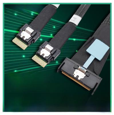 Gen5 MCIOX8 Slimline SAS 8i To Dual SFF-8654 4i Server Data Transfer Adapter