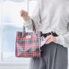 ROOTOTE Damen Kleine Laminierte Lunchtasche, EU Quadrat Laminierte-S, 3601 (360601 Grün prüfen)