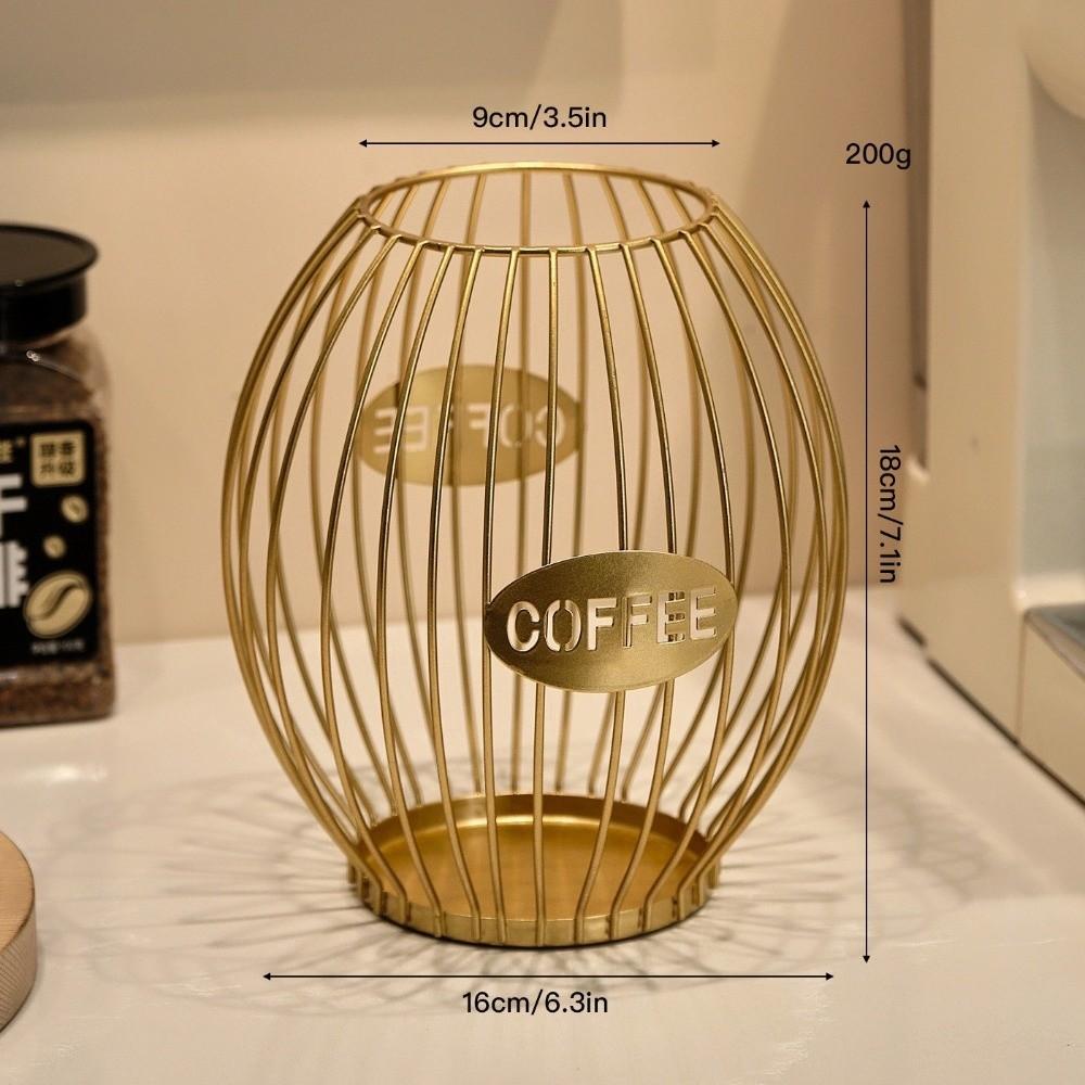 Large Capacity Coffee Pod Holder Coffee Pod Home Decoration Coffee Capsule Holder Storage Cup Coffee Creamer Container Gifts