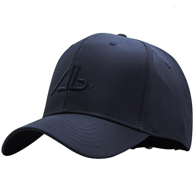 

56-61cm 62-68cm large size baseball cap male spring summer and autumn polyester snapback hat big head men plus size sport caps 62-68cm темно-синього кольору