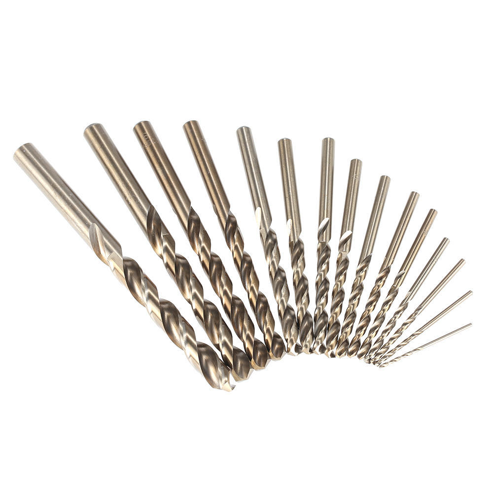 Buy 15PCS/Set 1.510mm Straight Shank M35 Cobalt High Speed Steel HSS