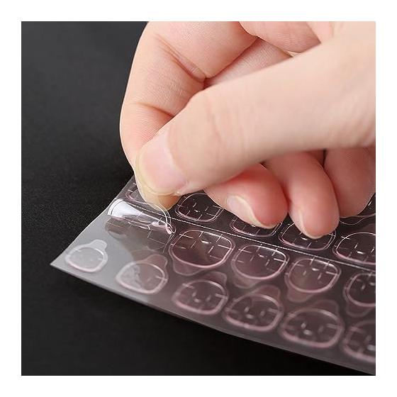 Nail Tip False Nails Nail Press Stylish Black Short Easy Off Nail Mine Type Korean Mass Produced Cosplay Nails Nail Art Cute Ladies Nail Glitter 24