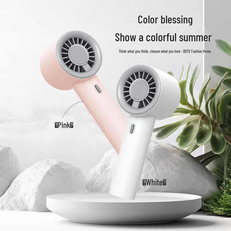 100-Speed Portable USB Mini Fan: Handheld & Desktop for Travel