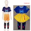 Dětský Dívčí Kpop Lovec Démonů Cosplay Rumi Zoey Mira Cosplay Kostýmní Sada 3D Potisk Dětské Oblečení na Pódiové Vystoupení Halloweenská Párty