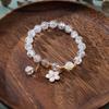 Fairy Daisy Popcorn Beaded Bracelet - Women's Elegant Handcrafted Jewelry