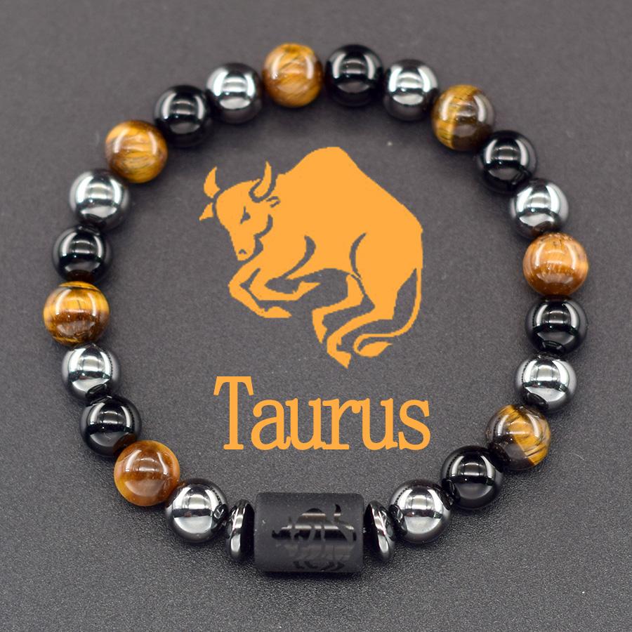12 Sterrenbeeld Armband Heren Constellatie Armband voor Mannen Ram Maagd Leeuw Weegschaal Bedel Bangle Dames Vriendschap Sieraden om de Hand