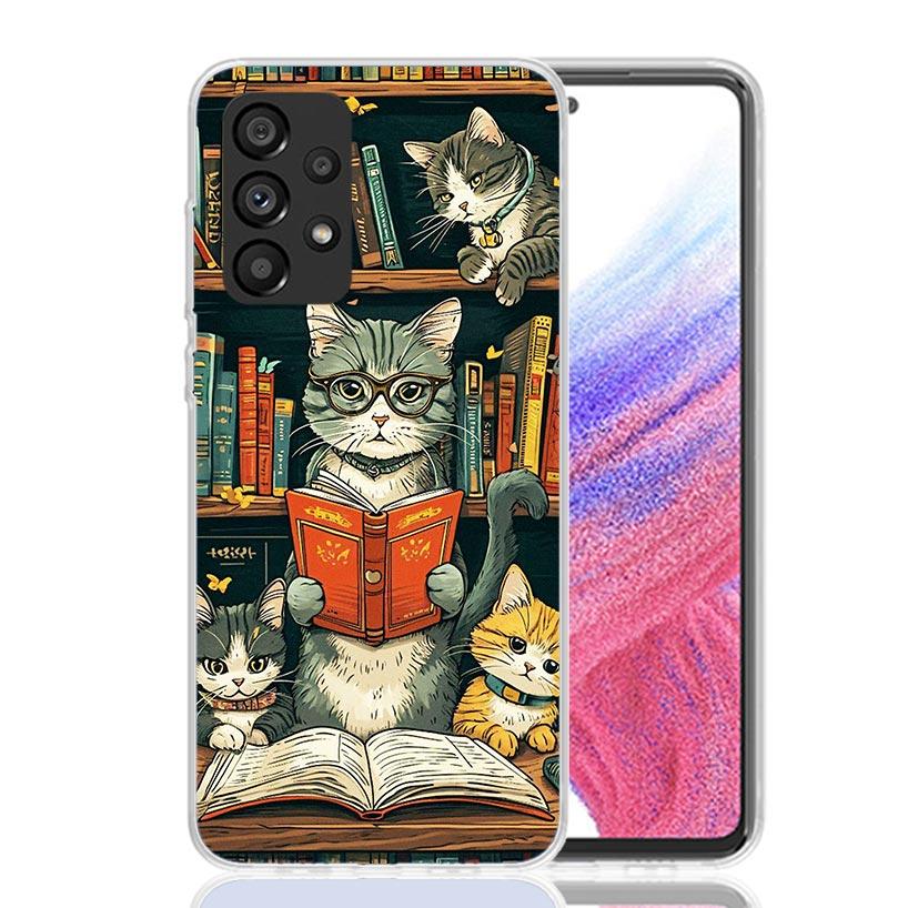 

Read Books illustration Reading Phone Case For Samsung Galaxy A17 A16 A14 A15 A13 A57 A56 A54 A55 A53 A37 A36 A34 A35 A33 A26 A2 Samsung A56