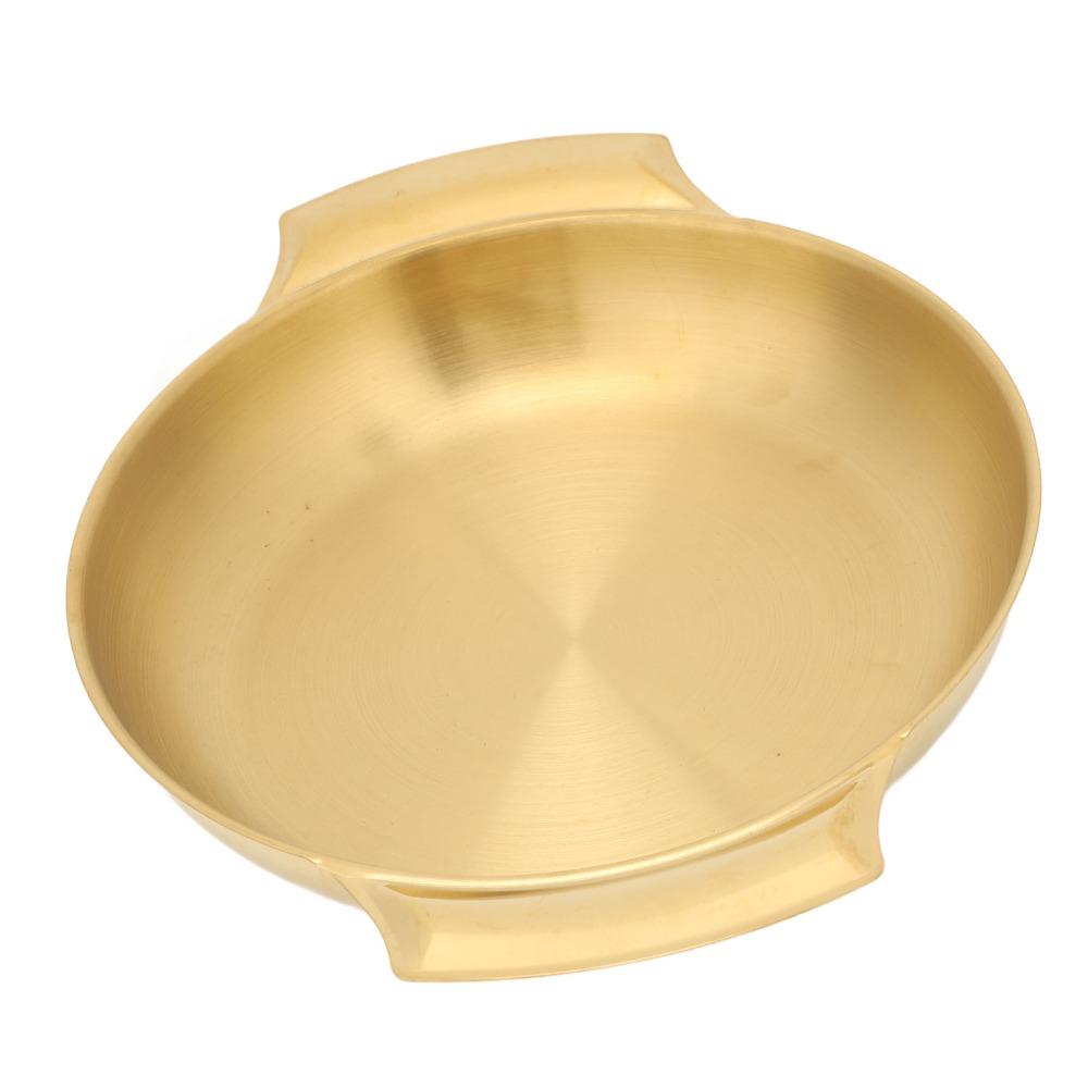 Heat Resistance Paella Pan Double Ear Instant Noodle Bowl Kitchen Tool Frying Pan  Seafood Hot Pot