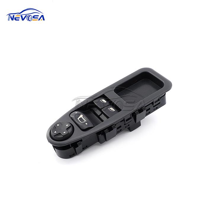 The 6554.ZH Electric Window Switch is designed for Citroen, Fiat, and Peugeot power windows.