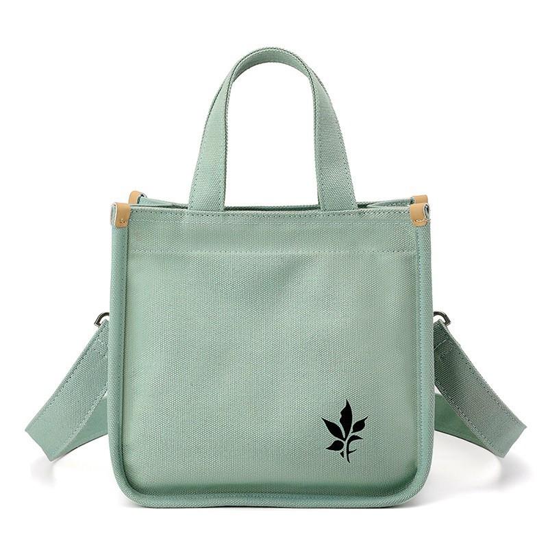 

Canvas Women s Bag Casual Handbag All-matching Cross-shoulder Women Commuting Small Cloth светло-зеленый