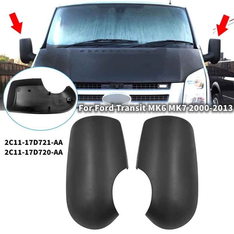 

For Ford Transit MK6 MK7 2000-2013 ABS Car Rearview Side Mirror Cover Wing Cap Exterior Door Housing Shell Trim Replacement