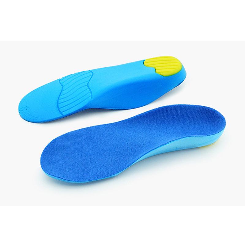 

Детские амортизирующие стельки с поддержкой свода стопы для плоскостопия и высокого подъема 33-35